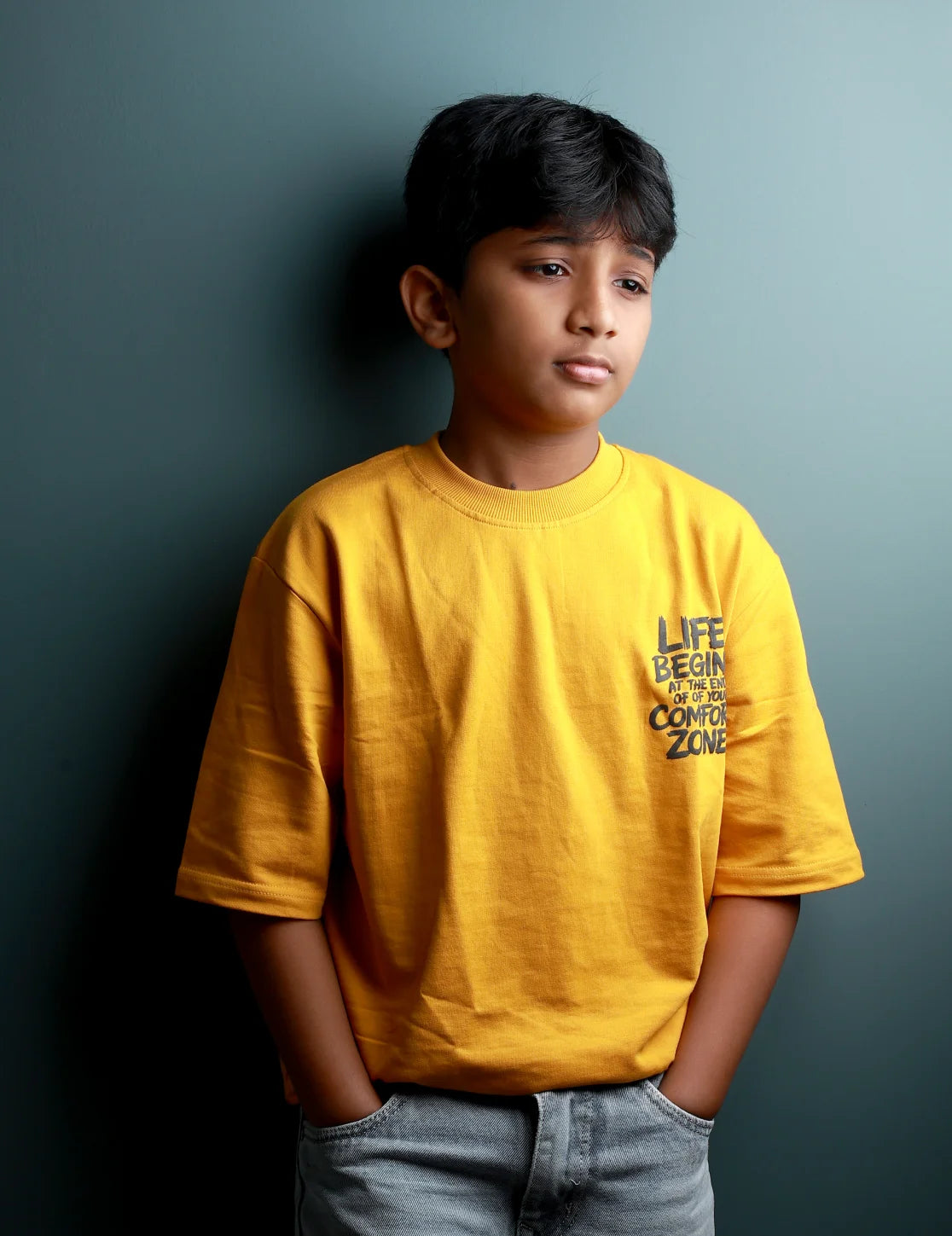 Boys (12–16 Years) Five Sleeve T-Shirt – Lubnet Cotton – 240–250 GSM