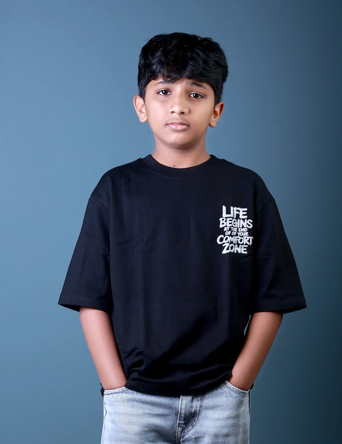 Boys (12–16 Years) Five Sleeve T-Shirt – Lubnet Cotton – 240–250 GSM