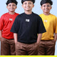 Boys (6–10 Years) Combo Pack of 3 Five Sleeve T-Shirts – Red “SUN RISE”, Yellow “NEW YORK”, and Black “STAY FOCUSED” Prints – Lubnet Cotton – 240-250 GSM