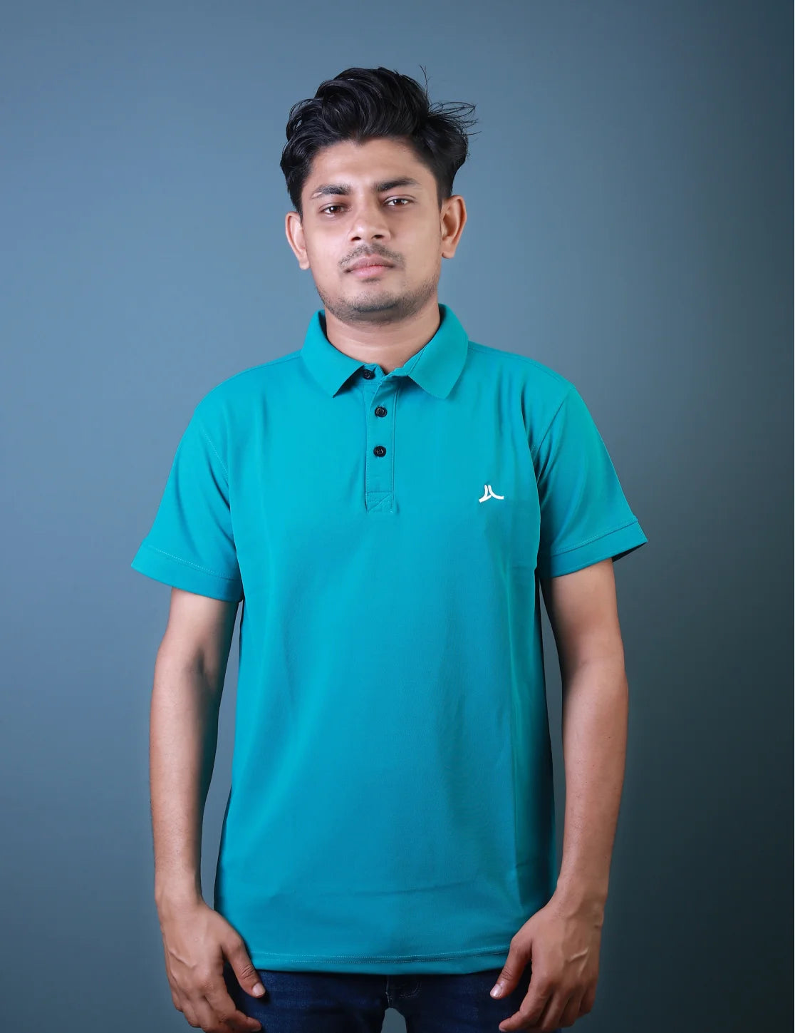 Men’s Polo Collar T-Shirt – Marsh Fabric – 220 GSM