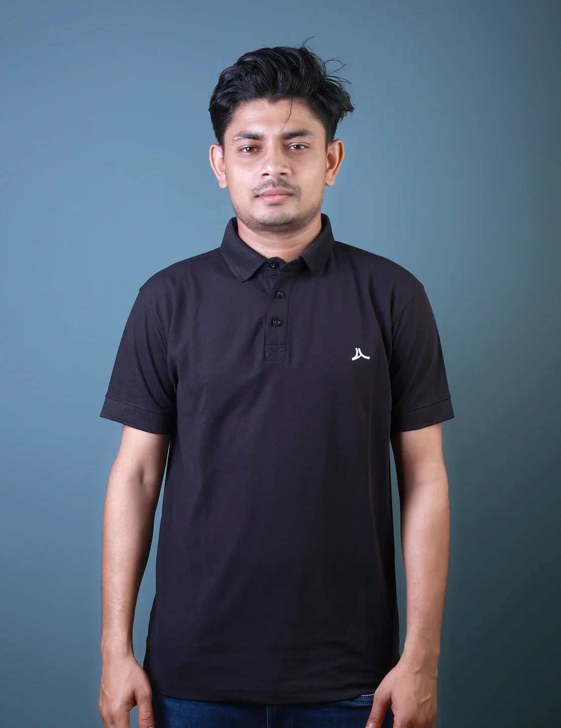 Men’s Polo Collar T-Shirt – Marsh Fabric – 220 GSM